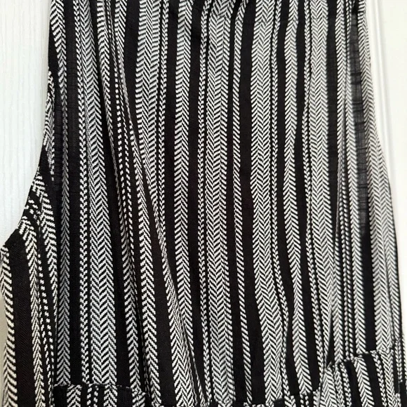 Black and White Striped Romper - Picture 2 of 7